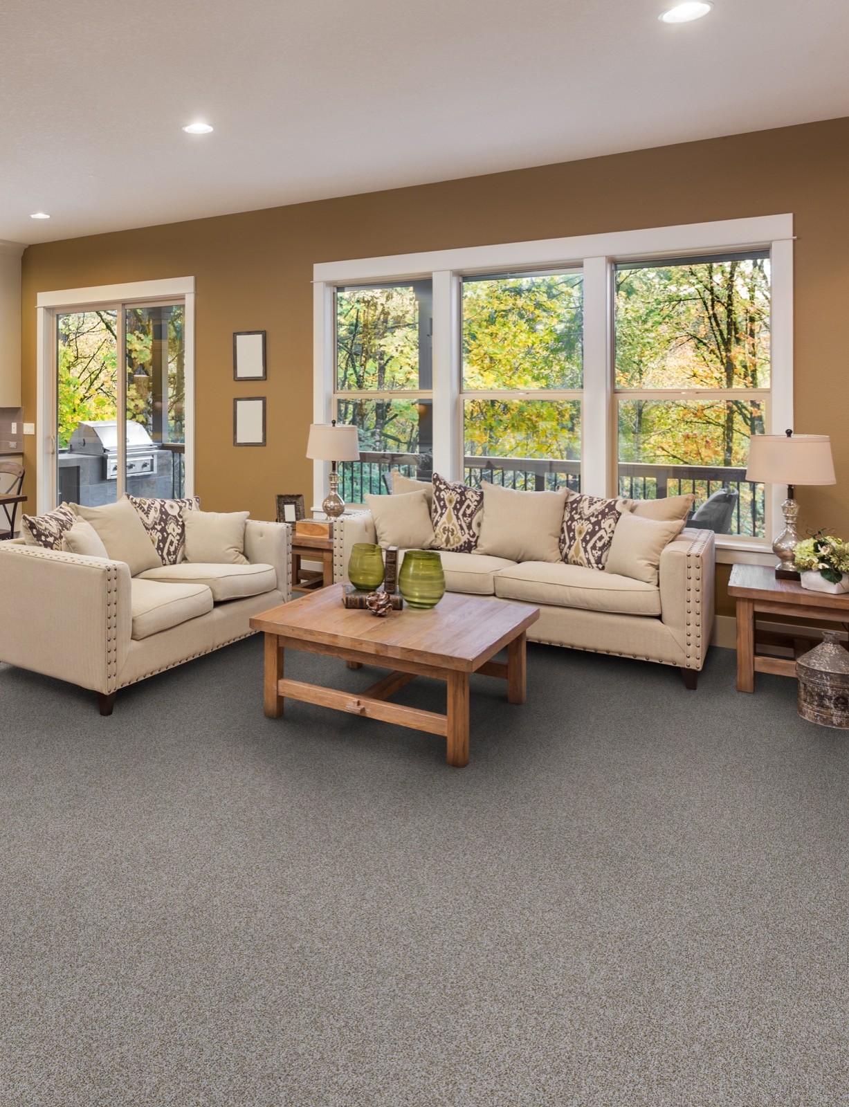 Living room flooring with window view | Eternally Homes